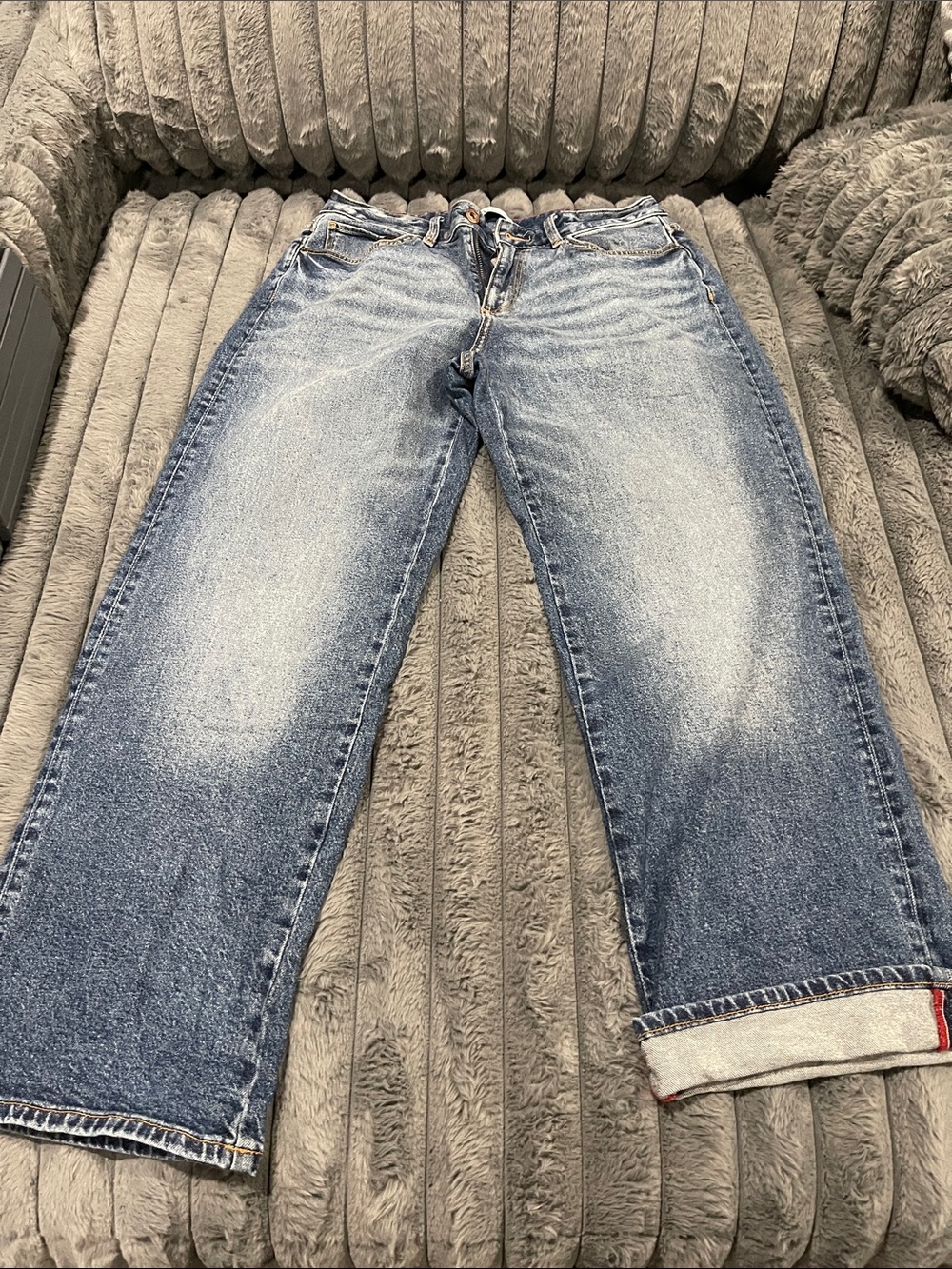 Zara Light Blue Boyfriend Jeans